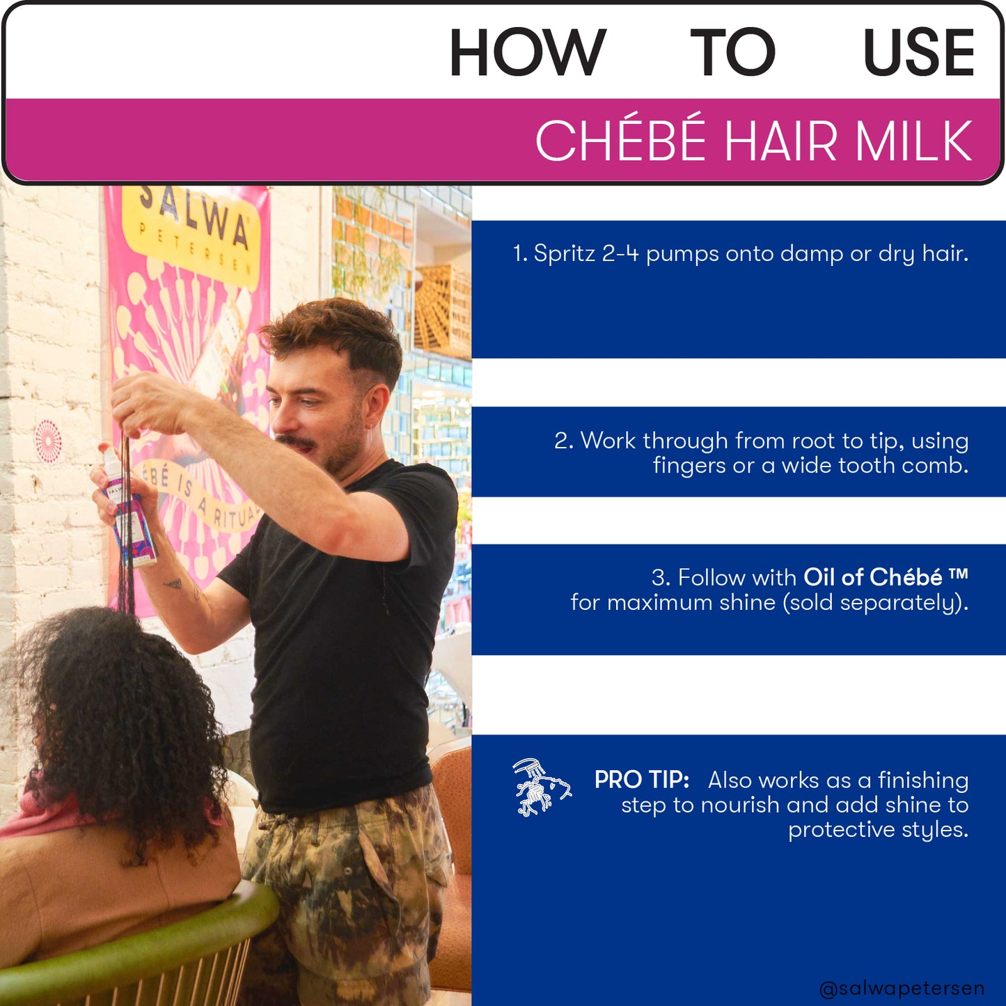 Chébé Hair Milk | One-Step Detangler Spray