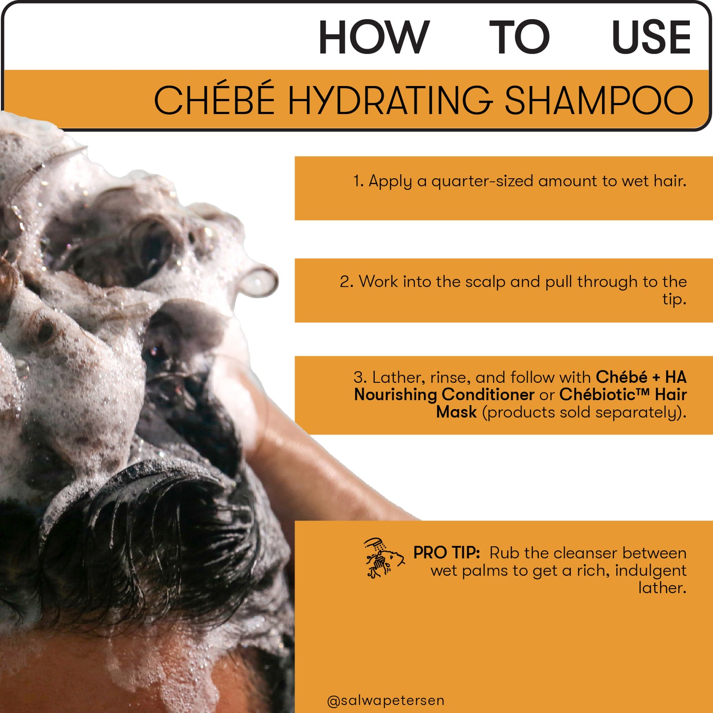 Shampooing Hydratant au Chébé